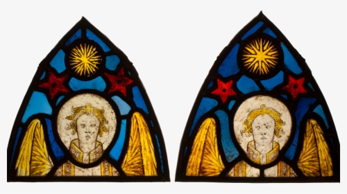 Two Angels , C - Stained Glass, HD Png Download, Transparent PNG