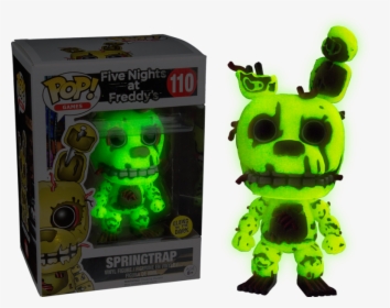 Springtrap Funko Pop Glow In The Dark, HD Png Download, Transparent PNG