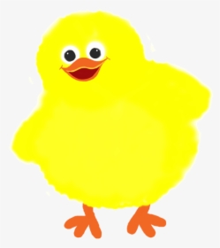 Yellow Easter Chicken - Duck, HD Png Download, Transparent PNG