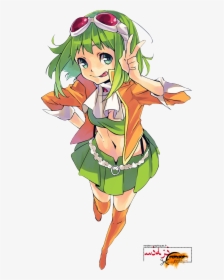 Gumi Vocaloid Png - Gumi Megpoid Render, Transparent Png, Transparent PNG