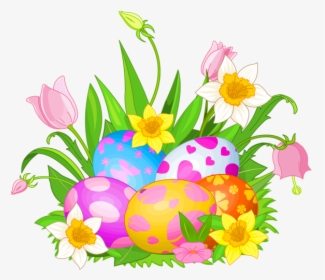 Images Of Decoration Gallery - Clip Art Easter Flowers, HD Png Download, Transparent PNG