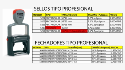 Tamaño De Sellos Trodat, HD Png Download, Transparent PNG