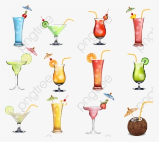 Transparent Martini Glass Clipart - Drinks Fundo Branco, HD Png Download, Transparent PNG