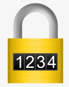 Security Clip Art - Combination Lock Clipart, HD Png Download, Transparent PNG