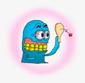 Cartoon Nose Head - Foster's Home For Imaginary Friends Blue, HD Png Download, Transparent PNG