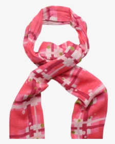 Scottish Ladies Gift Tartan Effect Scarf Stole Pink - Scarf, HD Png Download, Transparent PNG