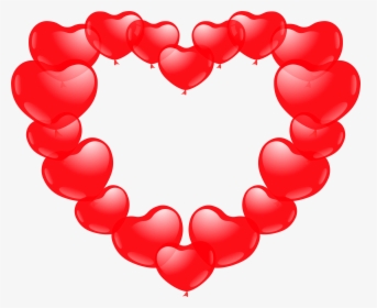 Heart Of Ballon Hearts Png Clip Art Image, Transparent Png, Transparent PNG