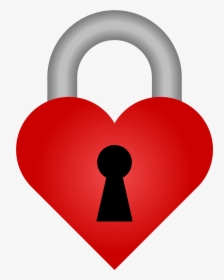 Padlock Drawing Fancy Transparent Png Clipart Free - Heart With A Lock, Png Download, Transparent PNG