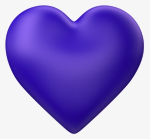 Crayon Clipart Heart - 3d Blue Heart Png, Transparent Png, Transparent PNG