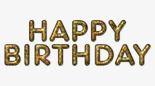 Happy Birthday Golden Letters - Happy Birthday Golden Png, Transparent Png, Transparent PNG
