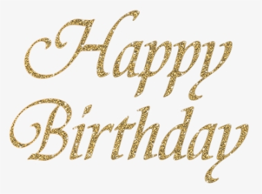 Congratulations Clipart Gold - Happy Birthday Dourado Png, Transparent Png, Transparent PNG
