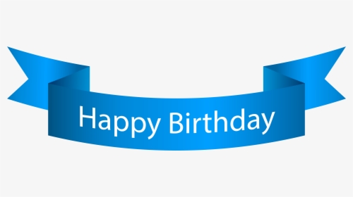 Happy Birthday Blue Banner, HD Png Download, Transparent PNG