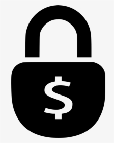 Lock - Dollar Lock Icon Png, Transparent Png, Transparent PNG