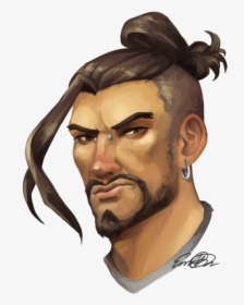 Transparent Hanzo Face Png - Hanzo Piercing, Png Download, Transparent PNG