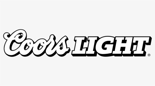 Coors Light Logo Black And White - Coors Light, HD Png Download, Transparent PNG