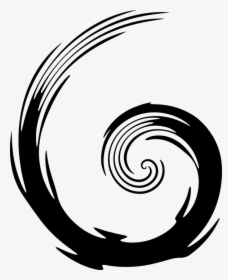 Curly, Flourish, Spiral, Swirl - Circle Swirls Clipart, HD Png Download, Transparent PNG
