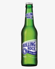 Rolling Rock - Rolling Rock Beer Bottle Transparent, HD Png Download, Transparent PNG