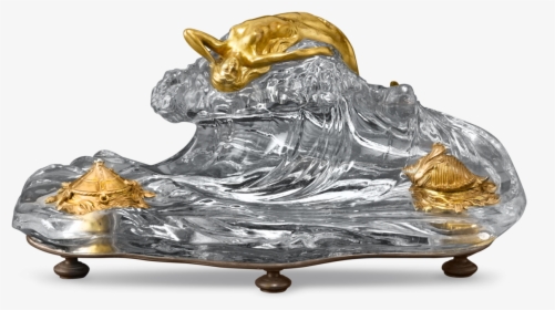 Baccarat Crystal Nautical Inkwell Statue- - Statue, HD Png Download, Transparent PNG
