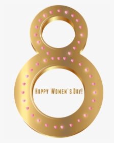 Donut Clipart Happy Birthday - Happy Women's Day In Gold, HD Png Download, Transparent PNG