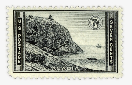 Acadia Stamp - National Parks Collector Stamps, HD Png Download, Transparent PNG