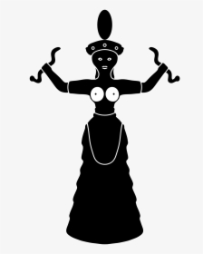 Minoan Goddess Png, Transparent Png, Transparent PNG