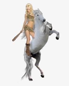 White Horse Rearing Png, Transparent Png, Transparent PNG