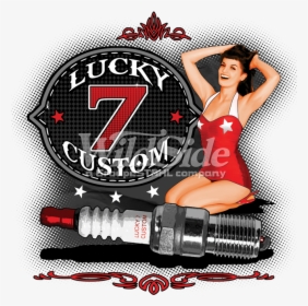 Lucky 7 Custom - T-shirt, HD Png Download, Transparent PNG