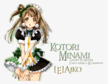 Minami Kotori <3 - Kotori Love Live Maid, HD Png Download, Transparent PNG