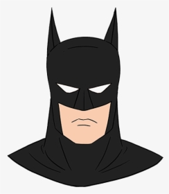 How To Draw Batman S Face - Batman Easy Drawing, HD Png Download, Transparent PNG
