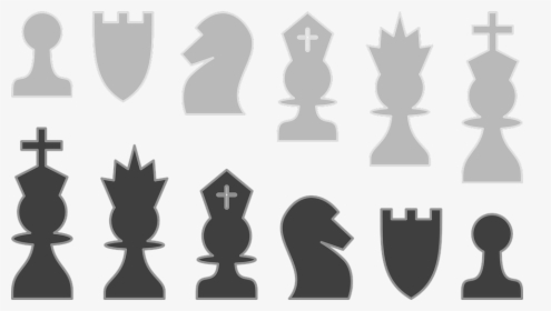 Chess, King, Queen, Pawn, Pieces, Game, Strategy Game - Chess Pieces Png Set, Transparent Png, Transparent PNG