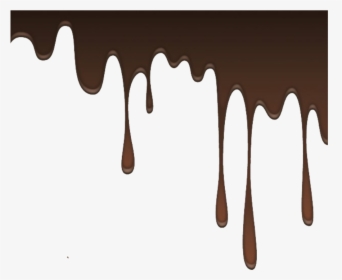 Dripping Melting Chocolate Liquid Borders Border Frames - Melted Chocolate Dripping Png, Transparent Png, Transparent PNG