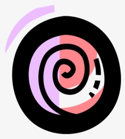 Vector Illustration Of Circular Spiral Sacred Symbol - Circle, HD Png Download, Transparent PNG
