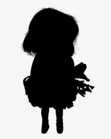 Transparent Vintage Girl Hula Doll Art - Silhouette, HD Png Download, Transparent PNG