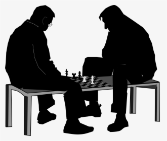 Big Image Png - Playing Chess Silhouette Png, Transparent Png, Transparent PNG