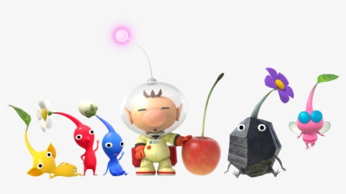 Hey Pikmin Characters - Hey Pikmin Concept Art, HD Png Download, Transparent PNG