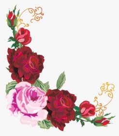 Floral Design Flower Clip Art - Decorative Floral Border Design, HD Png Download, Transparent PNG