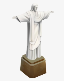 Brazil Christ The Redeemer Statue Png Clip Art - Christ The Redeemer Statue Png, Transparent Png, Transparent PNG