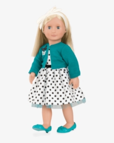 Ruby Retro 18-inch Doll With Polka Dot Dress - American Girl Doll Ruby, HD Png Download, Transparent PNG
