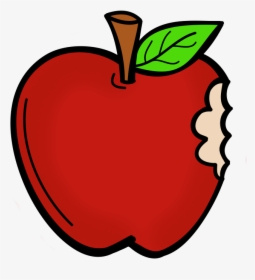 Cartoon Apple With A Bite Clipart , Png Download - Apple Bite Clipart, Transparent Png, Transparent PNG