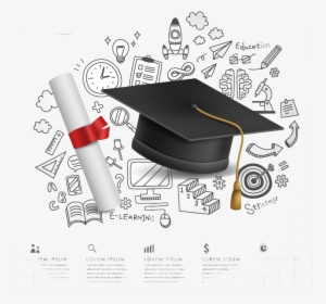 Degree Png Transparent Image - Transparent Background Graduation Png, Png Download, Transparent PNG