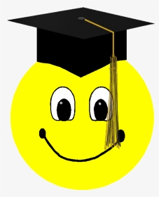 Smileys Clipart Success - Graduation Smiley Face Clip Art, HD Png Download, Transparent PNG