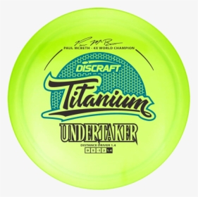 Discraft Titanium Undertaker, HD Png Download, Transparent PNG