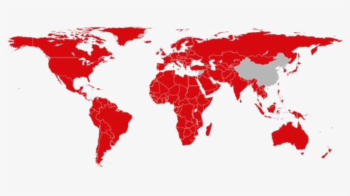 Netflix World Map - Countries Don T Have Netflix, HD Png Download, Transparent PNG