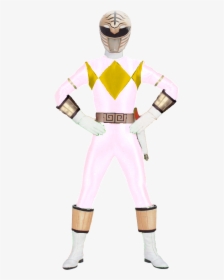 Mmpr-white No Shield - White Ranger Without Shield, HD Png Download, Transparent PNG
