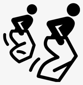Collection Of Race - Sack Race Logo Clipart, HD Png Download, Transparent PNG
