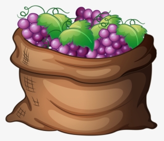 Фото, Автор Soloveika На Яндекс - Grapes In A Basket Clip Art, HD Png Download, Transparent PNG