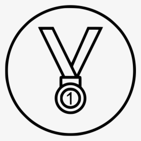 Medal Position Trophy Winner Gold First Award - 1st Place Trophy Drawing, HD Png Download, Transparent PNG