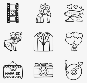 Essential Set - Wedding Icon Transparent Background, HD Png Download, Transparent PNG