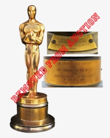 Oscar Award Png - 1st Academy Award, Transparent Png, Transparent PNG