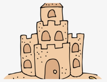 Sand Castle Clipart Black And White, HD Png Download, Transparent PNG